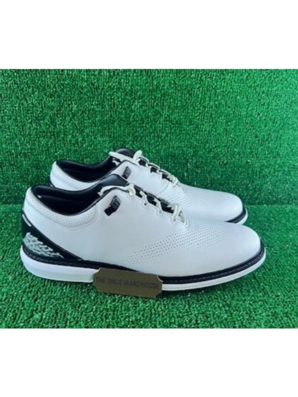 Men's  Nike Air Jordan ADG 4 White Black Golf Shoes DM0103-110 Size 8